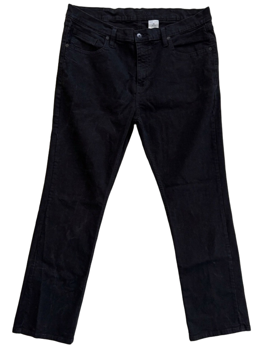 Cody James Black Straight Leg Jeans Mens Night Rider Western Denim 42x34
